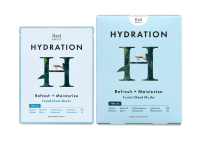 15 Pack: Rael Beauty Hydration Refresh + Moisturize Facial Sheet Masks W1E