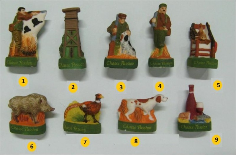 2008 Arguydal Chasse Passion Feve Ceramique Mat 3d Au Choix