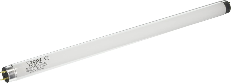 F15T8/CW 15W Cool White 18" Fluorescent T8 Tube G13 Bi-Pin Base