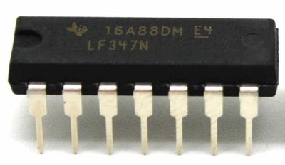 5PCS LF347N LF347 Quad Operational Amplifiers DIP-14 - New IC