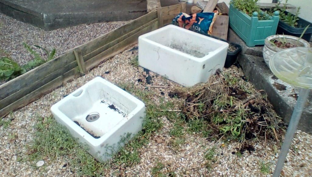 Two belfast sinks ideal fir garden | in Plymouth, Devon | Gumtree