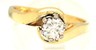 Diamond Solitaire Ring 18ct Yellow & White Gold WeddingEngagement Jewellery-1.JPG