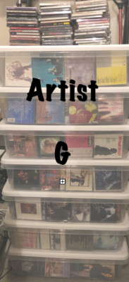 Alphabetized CDs - Flat $5.00 Shipped - Letter G