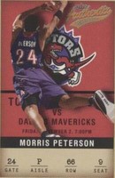 2001-02 Fleer Authentix - Morris Peterson #66