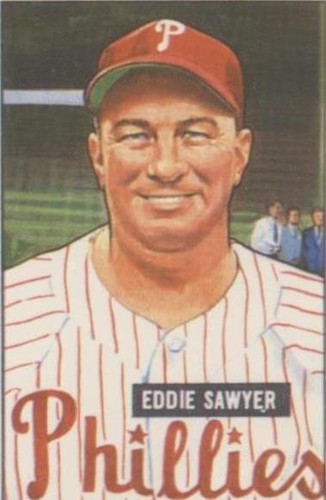 1986 C.C.C. 1951 Bowman Reprints - Eddie Sawyer #184