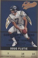 2002 Fleer Authentix Doug Flutie #16