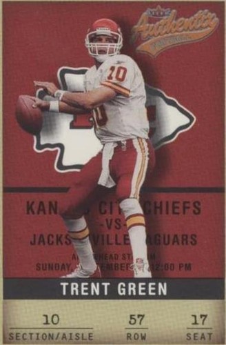 2002 Fleer Authentix Trent Green #57