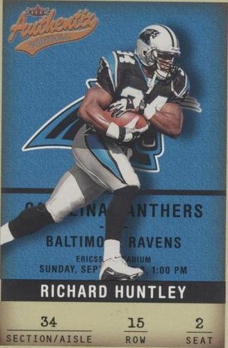 2002 Fleer Authentix Richard Huntley #15