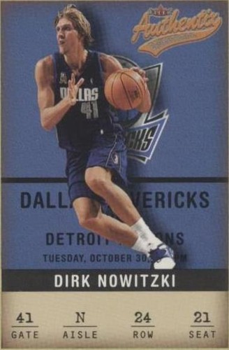 2001-02 Fleer Authentix - Dirk Nowitzki #24