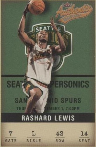 2001-02 Fleer Authentix - Rashard Lewis #42