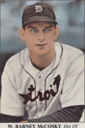 1985 Big League Collectibles America's National Pastime 1930 to 1939 - Barney McCosky #9