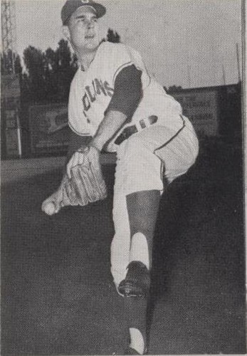 1957 PCL POPCORN CARD #206 CLEM MOORE SACRAMENTO SOLONS (CA