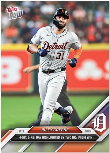 2024 Topps Now - Riley Greene #303