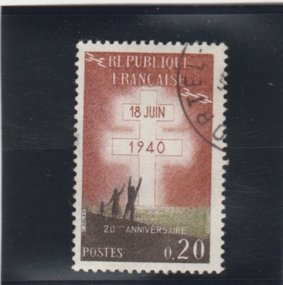 L7144 France Timbre Y&T NÂ° 1264 De 1960 