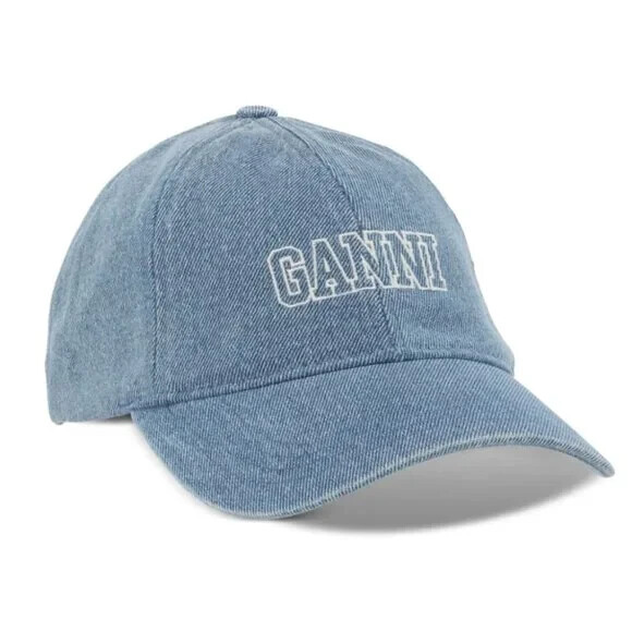 GANNI CAP キャップ NWT GANNI Logo-Embroidered Denim Baseball Cap | eBay