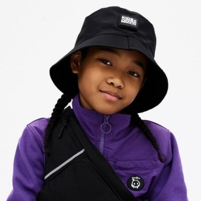 NEW Zara Black Bucket Hat X Kids +LilMcKimm Casual Summer 6-9 Years