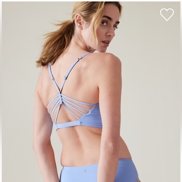 

ATHLETA Ventura Укороченный бикини-топ D-DD  Средний | Махаон Синий #798495 НОВИНКА