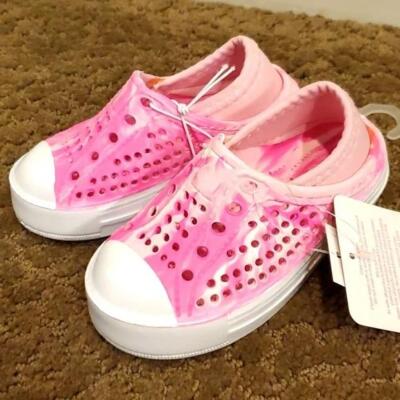 Baby Girls First Steps by Stepping Stones Riley EVA Sneakers Size 4 5 Pink NWT