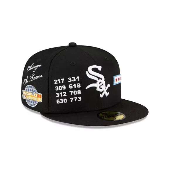 Chicago White Sox Local Market Pack Side Patch New Era 59fifty Fitted Hat Cap Kupit S Dostavkoj Iz Ssha Cena 9 808 Rub
