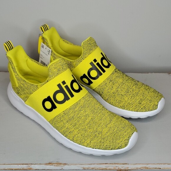 

Новые мужские кроссовки adidas LITE RACER ADAPT SHOES Shock Yellow Black Slip-On b44756, Желтый, adidas Racer Lite