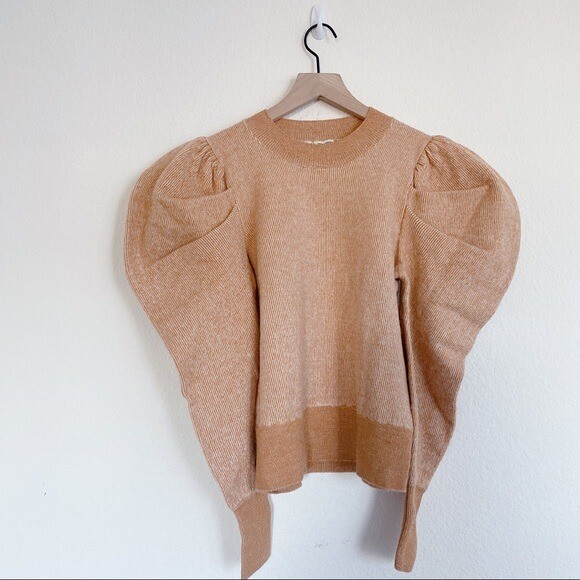 Pre-owned Ulla Johnson Marin 100% Wool Pullover Color: Amber Size P (fits Like Us2/4) In Orange