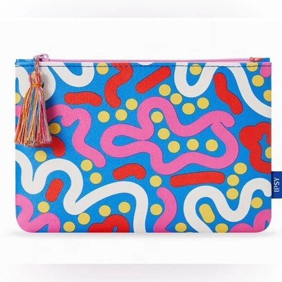 IPSY Glam Bag Zippered Cosmetic/Make Up Bag, New/Unused, 7.25''x5'', Lined