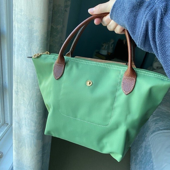 Longchamp - 'Mini Le Pliage' Handbag - Green | eBay