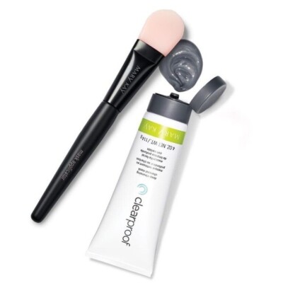 Mary Kay Clear Proof Deep Cleansing Charcoal Mask with Silicone Applicator Brush