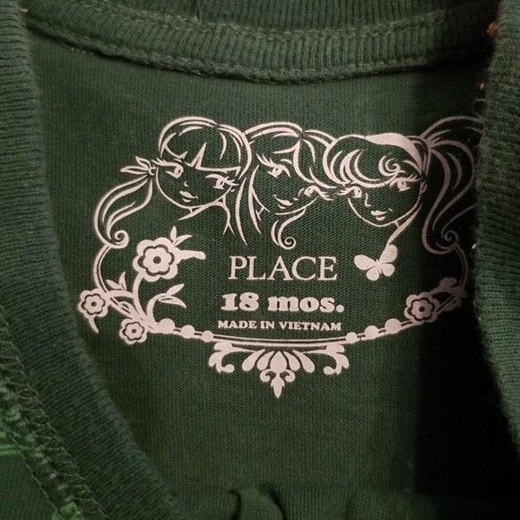 Children's Place Long Sleeve Print Shirt Top Size 18 Months