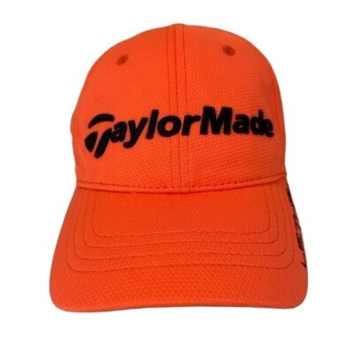 Taylormade Neon Orange & Black Golf Adjustable Hat Lethal RBZ
