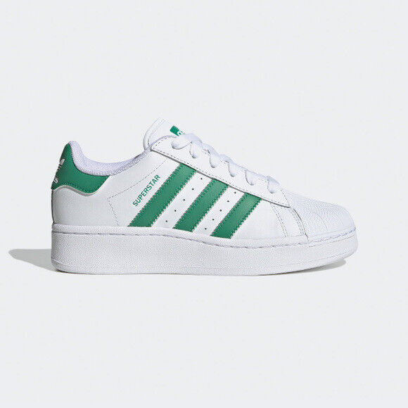 

Adidas Superstar XLG W - Белый Зеленый / IF3002 / Женские кроссовки Expedited, White green, Adidas Superstar XLG W