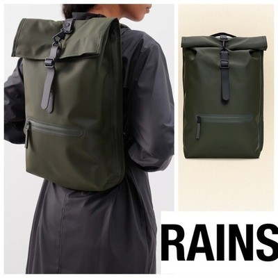 New! NWT RAINS Waterproof Rolltop Rucksack Backpack