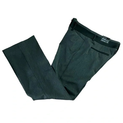 NWT Express The Editor Barely Boot Pants Black Gray size 8S Office Career Work