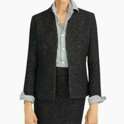 NWT J. Crew Going Out Blazer in Tinsel Tweed, Size 4