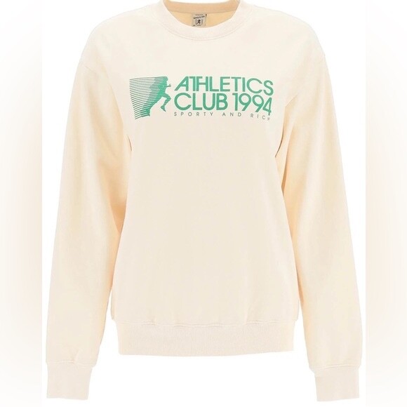スウェット・トレーナー Sporty & Rich Athletic Club Logo Print Man to Man Header Gra Sporty & Rich - S&R x adidas Originals