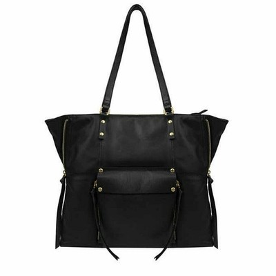Kooba Everette Leather Tote, Black