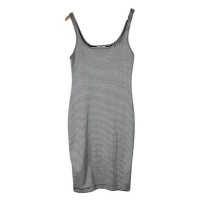 ZARA Striped Midi Tank Dress Size Large
