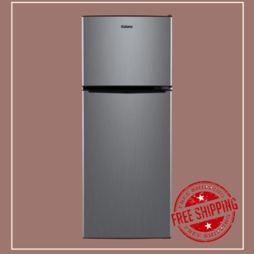 With Freezer, Stainless Steel Look