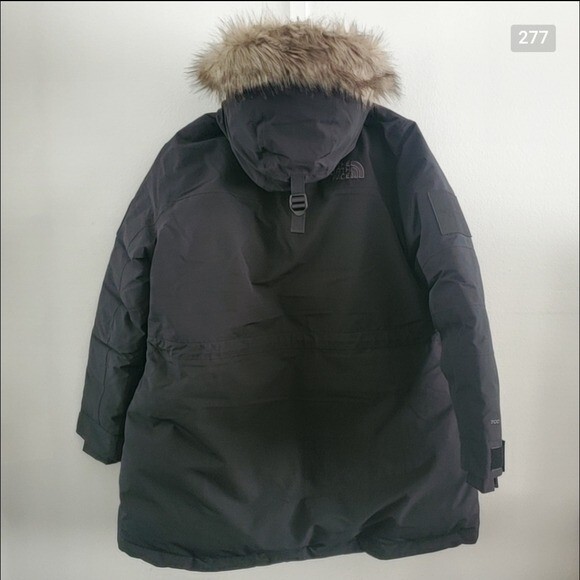 Pre-owned The North Face Expedition Mcmurdo 700 Fill Down Parka Faux Fur Black Xxl