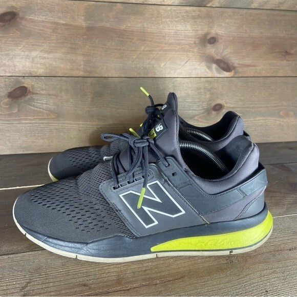 new balance 247 mens size 10.5 shoes gray athletic running
