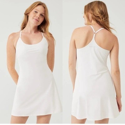 Outdoor Voices Exercise Dress White Sport Dress Size Large NEW