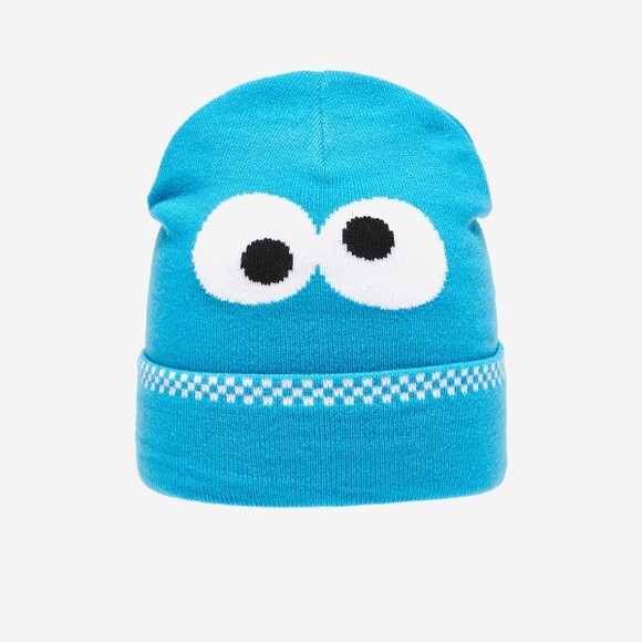 ШАПКА Vans X SESAME STREET BEANIE — синяя / Шапка унисекс Expedited VN000A9MAEI