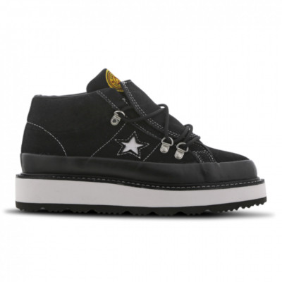 Converse One Star Womens Boots Size 8 EU 39 Black Suede Mountain Club Shoes