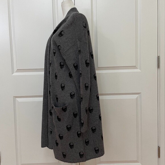 Pre-owned 360cashmere Skull-print Cashmere Cardigan From 360 Cashmere Various Colors And Sizes