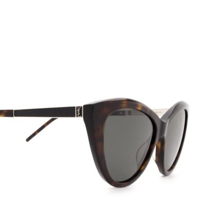 SAINT LAURENT YVES SAINT LAURENT SLM81-002-55 HAVANA SUNGLASSES
