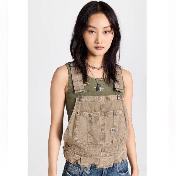 R13　デイモン　デニムオーバーオール　Damon denim overalls DAMON OVERALL - WEBER LINEN INDIGO – R13