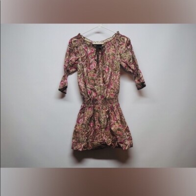 Resistol RU Cowgirl Paisley Pearl Tunic Dress NWT Size Small Women's