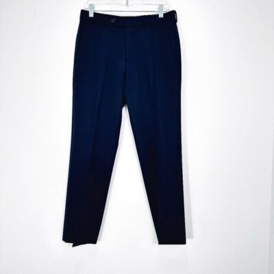 Brooks Brothers 1818 Regent 100% Wool Career Men's Navy Dress Pants W31/L30