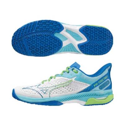Wave Exceed Tour 5 OC 61GB2272 27 White/Blue/Lime  (US8-10) MIZUNO Tennis Shoes