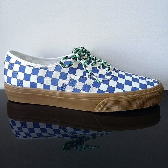 Vans Men's Authentic Checkerboard Canvas Sneaker in